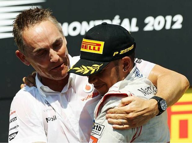 Titel-Bild zur News: Lewis Hamilton, Martin Whitmarsh (Teamchef, McLaren)