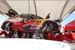 Der Citroen von Thierry Neuville beim Service zwischen den Wertungsprüfungen