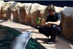 Jeff Gordon und der Delphin