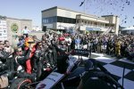 Ryan Briscoe (Penske) in der Victory Lane