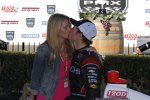 Ryan und Nicole Briscoe in der Victory Lane