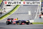 Sebastien Buemi (Red Bull) fährt einen Showrun im Rudskogen Motorsenter in Rakkestad (Norwegen)