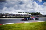 Sebastien Buemi (Red Bull) fährt einen Showrun im Rudskogen Motorsenter in Rakkestad (Norwegen)