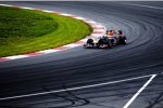 Sebastien Buemi (Red Bull) fährt einen Showrun im Rudskogen Motorsenter in Rakkestad (Norwegen)