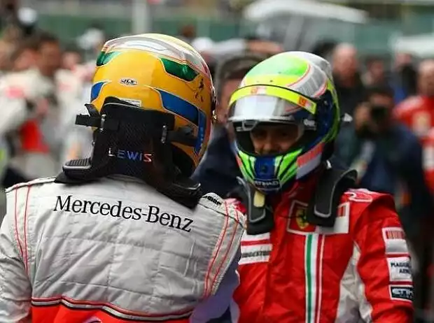 Titel-Bild zur News: Lewis Hamilton und Felipe Massa