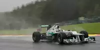 Bild zum Inhalt: Mercedes: Auch im Regen etwas gelernt