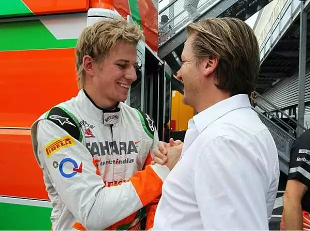 Titel-Bild zur News: Nico Hülkenberg und Michiel Mol
