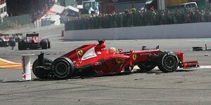 Alonso: Erst kam Grosjean, dann das Feuer