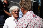 Bernie Ecclestone (Formel-1-Chef) und Eddie Jordan