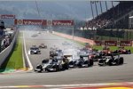 Start des Sprintrennens in Spa-Francorchamps