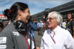 Monisha Kaltenborn (Sauber) und Bernie Ecclestone