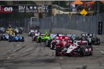 Race Action in Baltimore mit Will Power (Penske) an der Spitze