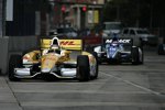 Ryan Hunter-Reay (Andretti) vor Takuma Sato (Rahal)