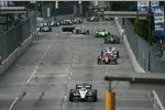 Will Power (Penske), Scott Dixon (Ganassi), Sebastien Bourdais (Dragon), James Hinchcliffe (Andretti) und Tony Kanaan (KV) 