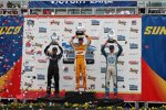 Das Baltimore-Podium: Ryan Hunter-Reay, Ryan Briscoe und Simon Pagenaud