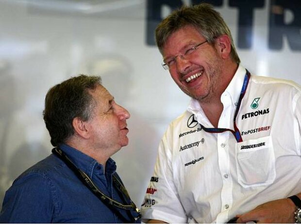 Jean Todt und Ross Brawn Jean Todt und Ross Brawn