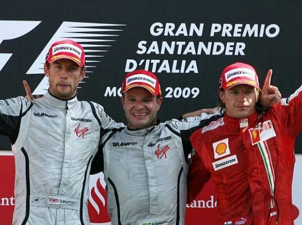 Rubens Barrichello, Jenson Button, Kimi Räikkönen