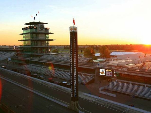 Sonnenuntergang in Indianapolis