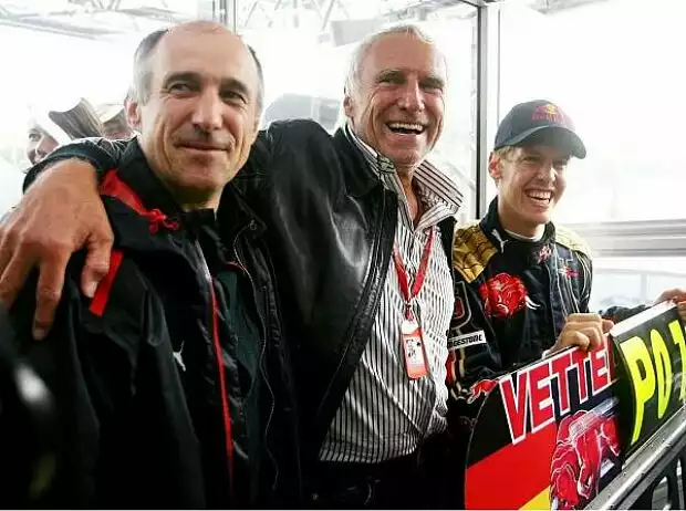 Franz Tost, Dietrich Mateschitz und Sebastian Vettel Titel-Bild zur News: Franz Tost, Dietrich Mateschitz und Sebastian Vettel