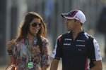 Pastor Maldonado (Williams) mit seiner Freundin