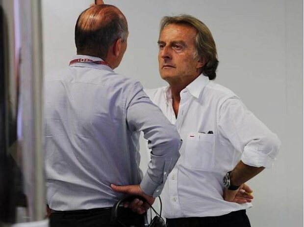 Ron Dennis, Luca di Montezemolo (Ferrari-Präsident) Ron Dennis, Luca di Montezemolo (Ferrari-Präsident)