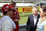 Felipe Massa (Ferrari) und Jean Todt 