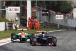 Jean-Eric Vergne (Toro Rosso) und Nico Hülkenberg (Force India) 