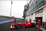Davide Rigon (Ferrari) absolviert seinen ersten Formel-1-Test