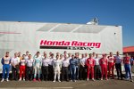 Die elf Honda-Piloten beim Saisonfinale