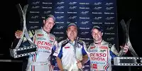Alexander Wurz, Yoshiaki Kinoshita und Nicolas Lapierre
