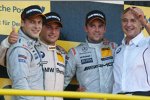 Gary Paffett, Bruno Spengler (Schnitzer-BMW) und Jamie Green (HWA-Mercedes) 