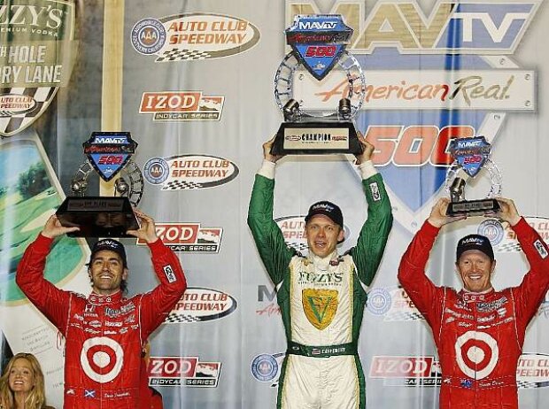 Ed Carpenter, Dario Franchitti, Scott Dixon