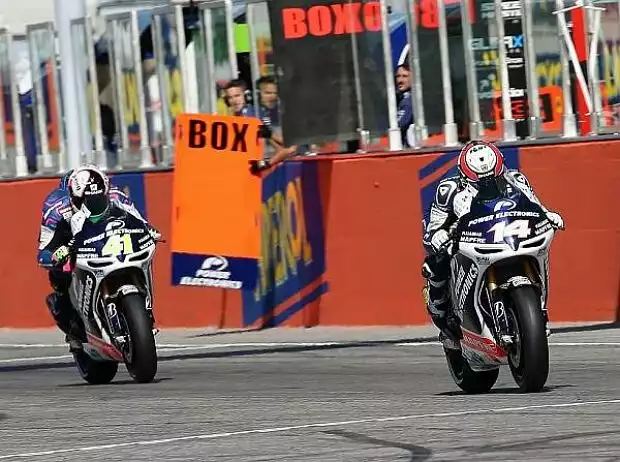 Titel-Bild zur News: Randy de Puniet, Aleix Espargaro