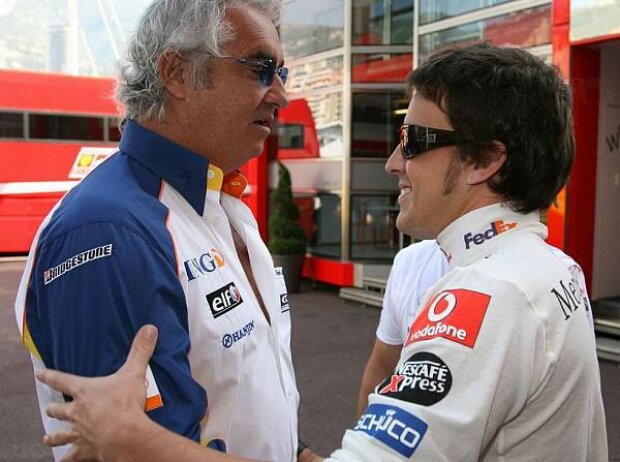 Titel-Bild zur News: Fernando Alonso, Flavio Briatore