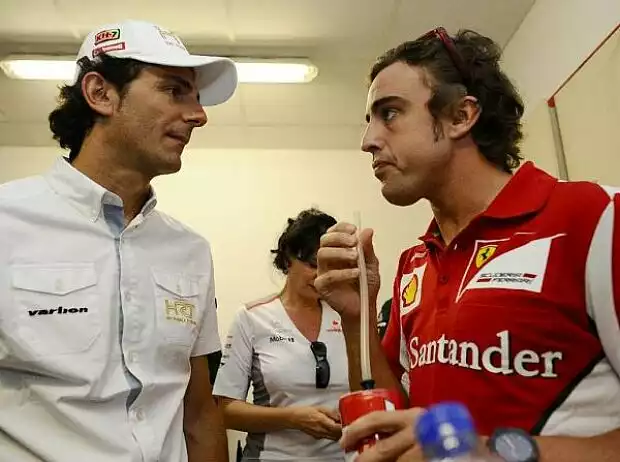 Titel-Bild zur News: Fernando Alonso, Pedro de la Rosa