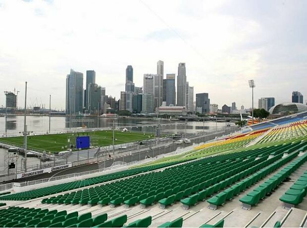 Überblick über die Rennstrecke in Singapur Überblick über die Rennstrecke in Singapur