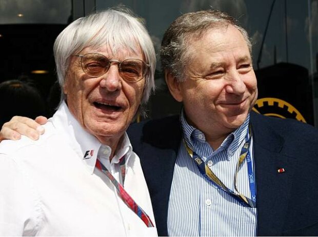 Bernie Ecclestone und Jean Todt