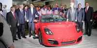 Bild zum Inhalt: Produktionsstart des Porsche Boxster in Osnabrück