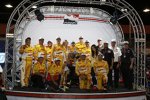 Ryan Hunter-Reay und die Meistermannschaft von Andretti Autosport