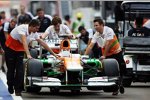 Force India in der Boxengasse
