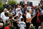 Sergio Perez (Sauber), Timo Glock (Marussia) und Nico Hülkenberg (Force India) 