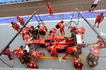 Boxenstoppübung bei Ferrari