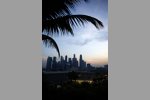 Skyline des Stadtstaates Singapur