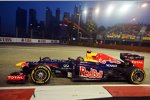Hell erleuchtet: Sebastian Vettel (Red Bull) am Freitag in Singapur