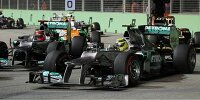 Bild zum Inhalt: Mercedes: Rosberg punktet, Schumacher rätselt
