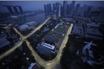 Fernando Alonso (Ferrari) in traumhafter Singapur-Kulisse