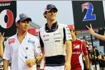 Kamui Kobayashi (Sauber) und Bruno Senna (Williams) 