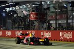 Sebastian Vettel (Red Bull) gewinnt seinen zweiten Singapur-Grand-Prix