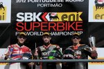 Jonathan Rea, Eugene Laverty und Max Biaggi 