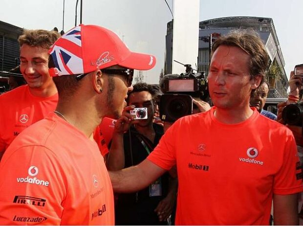 Lewis Hamilton und Sam Michael Lewis Hamilton und Sam Michael